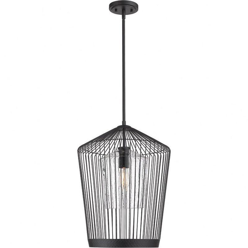 Z-Lite Lido 1 - Light Pendant in  Matte Black