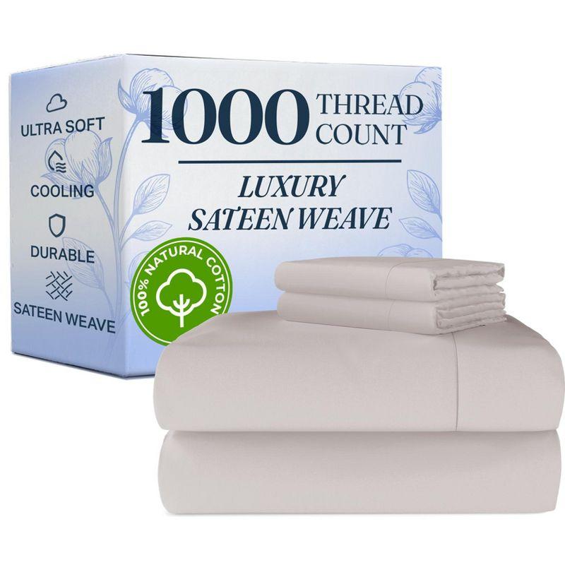 CGK Linens Hotel Quality 1000 Thread Count 100% Cotton Sheet Set