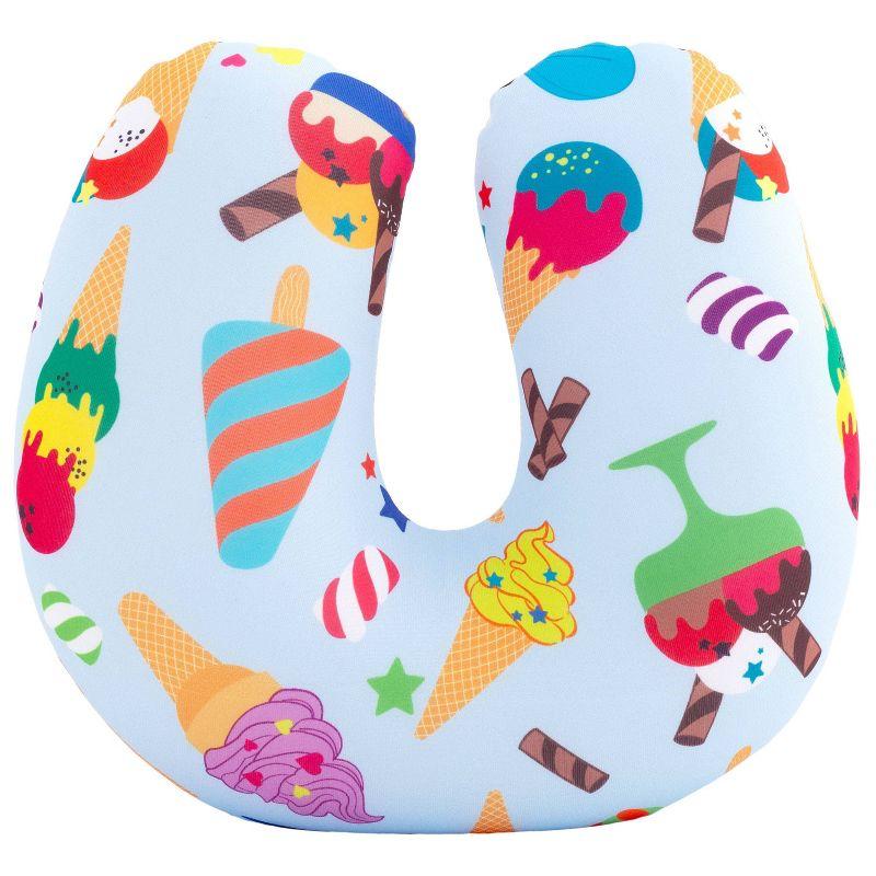 Travelers Club Kids' 5pc Hardside Checked Spinner Luggage Set - Ice Cream