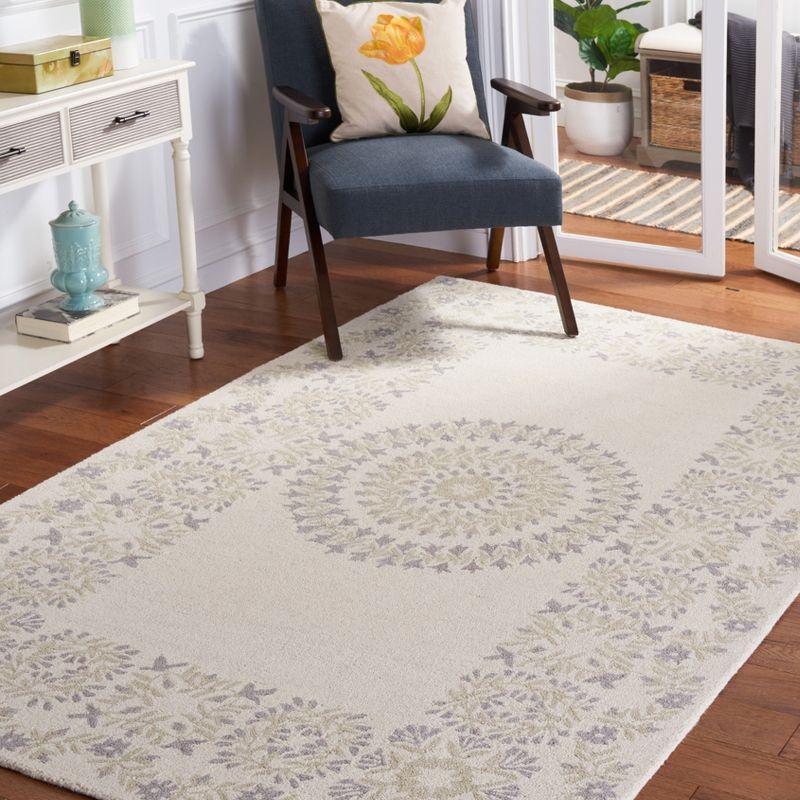 Empire EM826 Hand Tufted Area Rug - Ivory/Beige - 5'x8' - Safavieh.