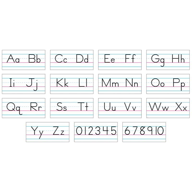 TREND Basic Alphabet Zaner-Bloser Manuscript Bulletin Board Set