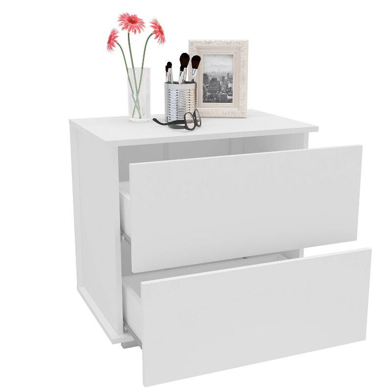 Madison 2 Drawer Nightstand - Polifurniture