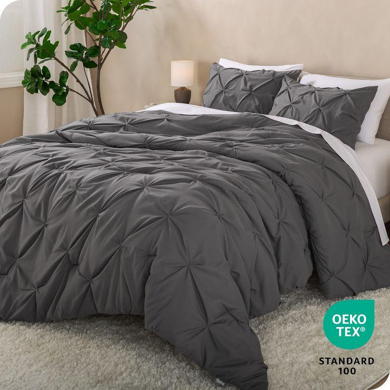 Bare Home Down Alternative Pintuck Comforter Set