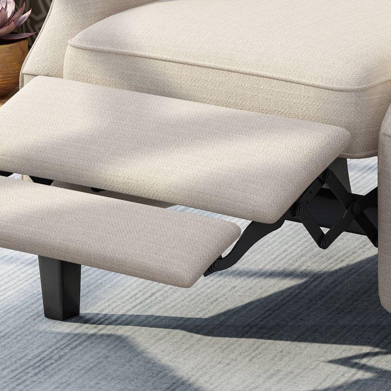 Keating Traditional Wingback Recliner: Pushback, Tufted, Plywood Frame - Christopher Knight Home