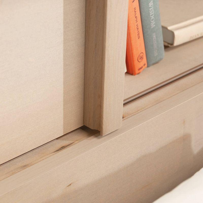 Sauder Full/Queen Harvey Park Headboard Grand Walnut: MDF Bookcase Design, Storage, CARB Certified