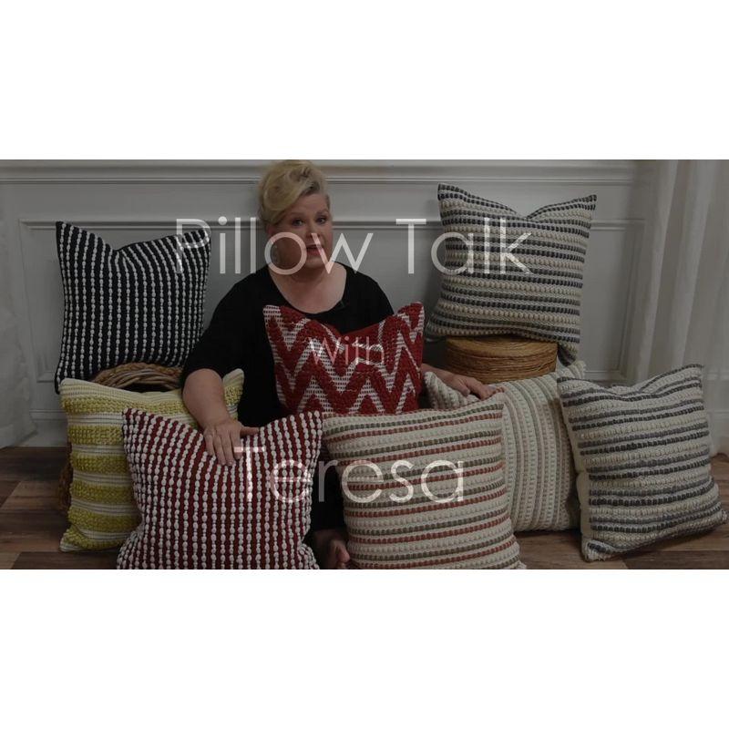 Allentown Striped Throw Pillow