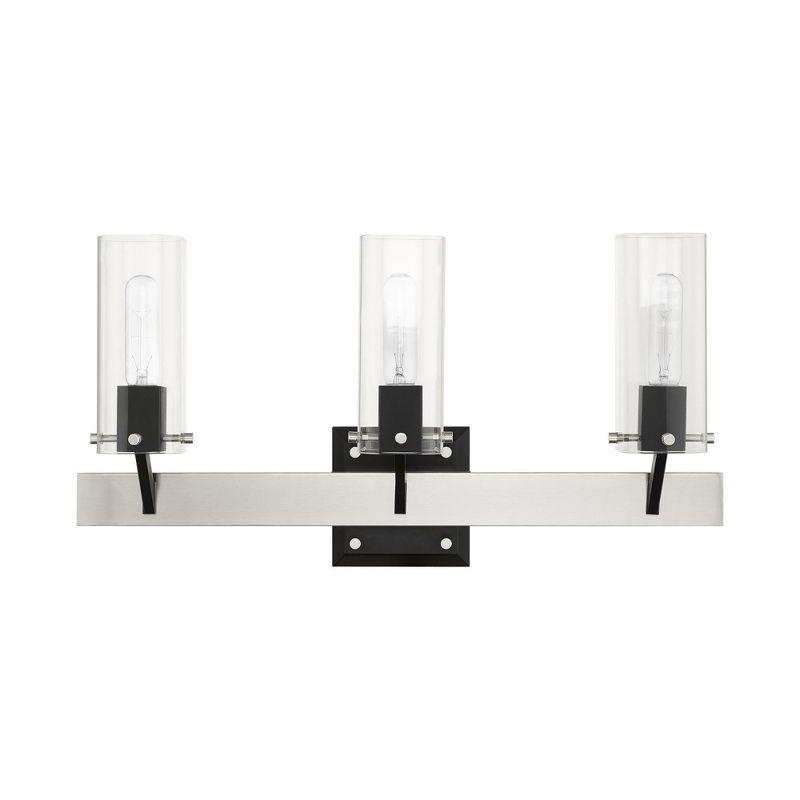 Livex Lighting Beckett 3 - Light Vanity in  Brushed Nickel