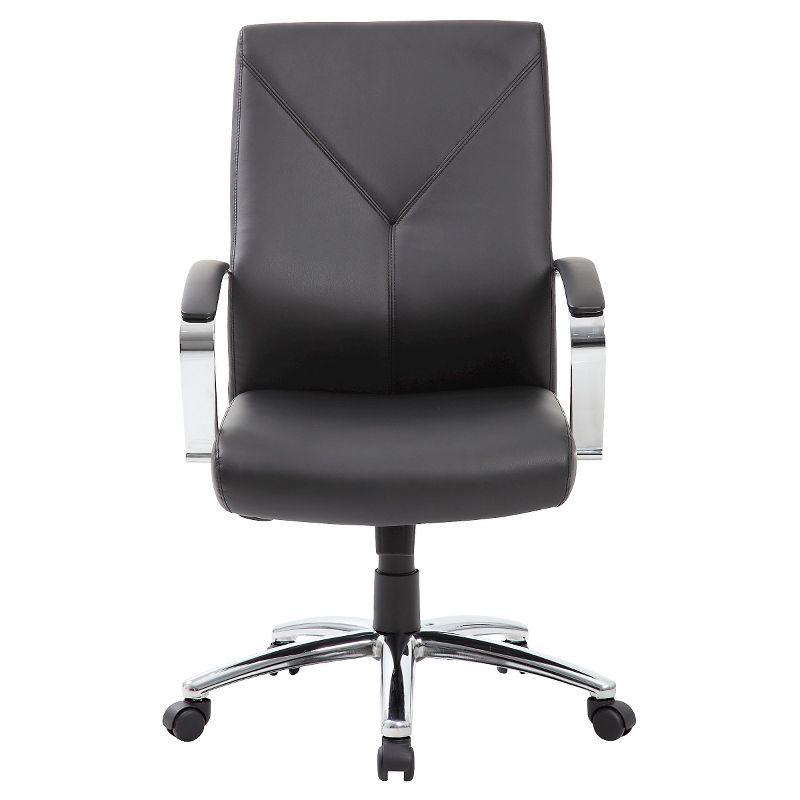 Luxurious High-Back Black LeatherPlus Executive Swivel Chair