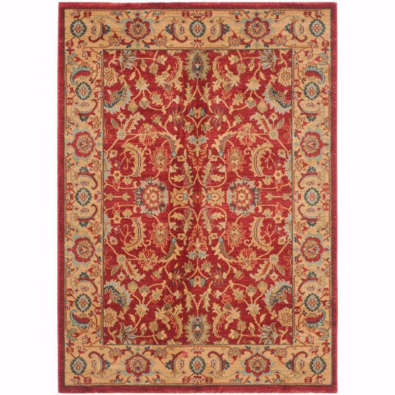 Mahal MAH699 Power Loomed Indoor Accent Rug - Red/Natural - 3'x5' - Safavieh.