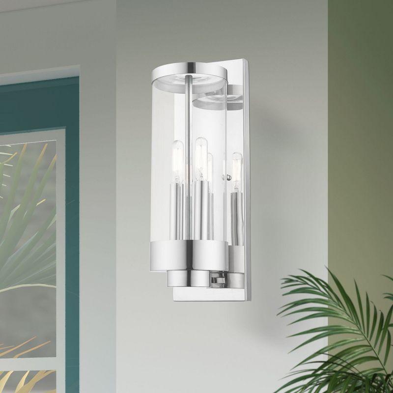 Livex Lighting Hillcrest 2 - Light Wall Light in  Polished Chrome