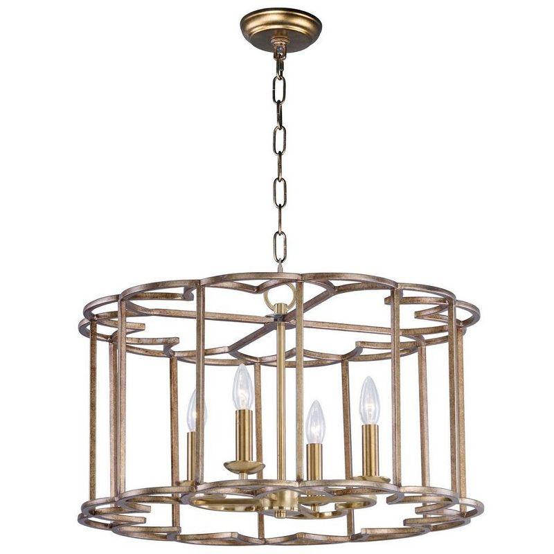 Maxim Lighting Helix 4 - Light Chandelier in  Bronze Fusion