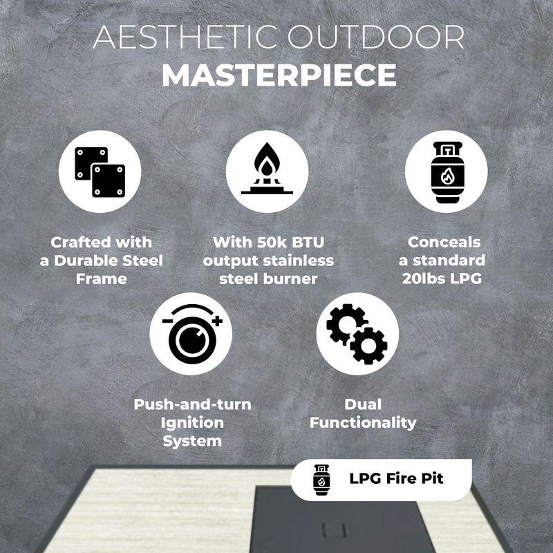 Four Seasons Courtyard 25'' W Ventless Natural Gas / Propane Fireplace
