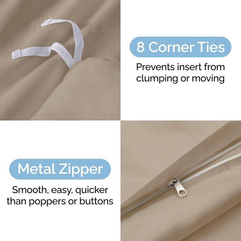 CGK Linens Premium Hotel Quality Soft & Cooling Duvet Cover Set