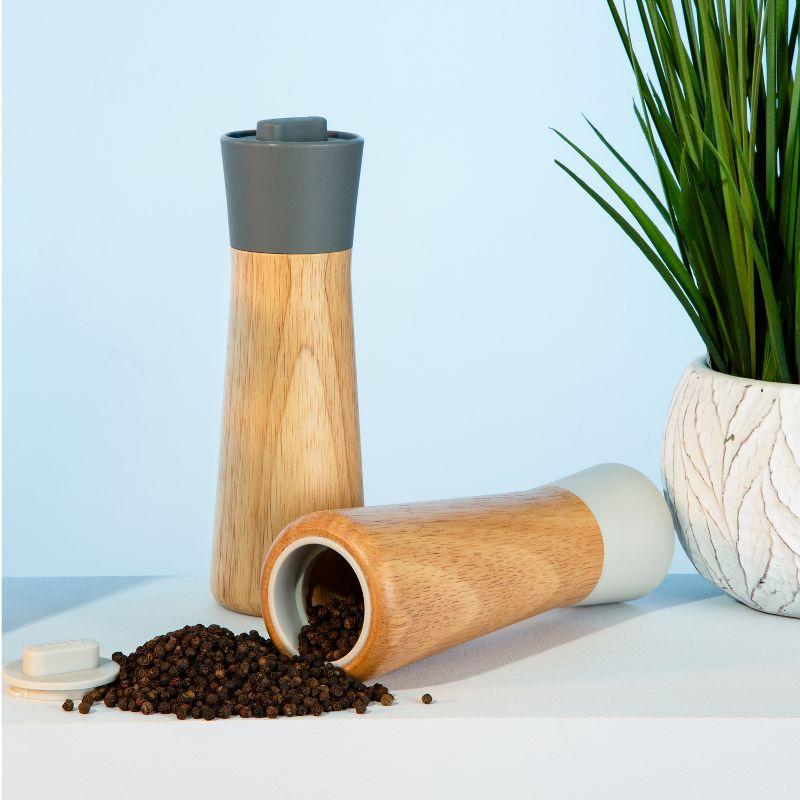 BergHOFF Balance Rubberwood Covered Grinder 8.25", Moonmist