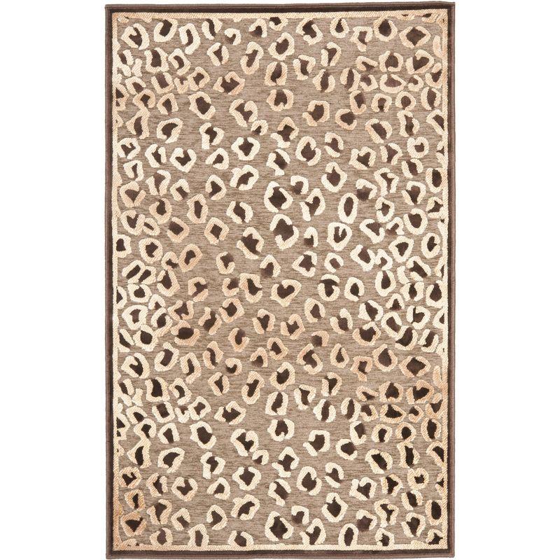 Paradise PAR84 Power Loomed Accent Rug - Beige/Brown - 2'x3' - Safavieh.