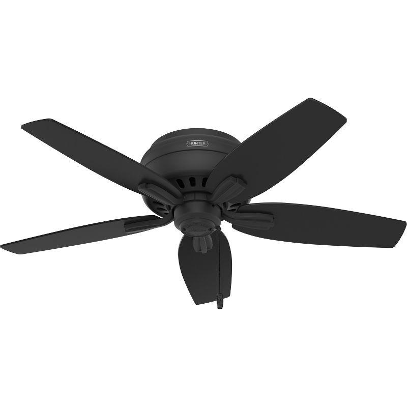 Newsome 42" 5 - Blade Traditional Flush Mount Indoor Ceiling Fan with Lights and Pull Chains