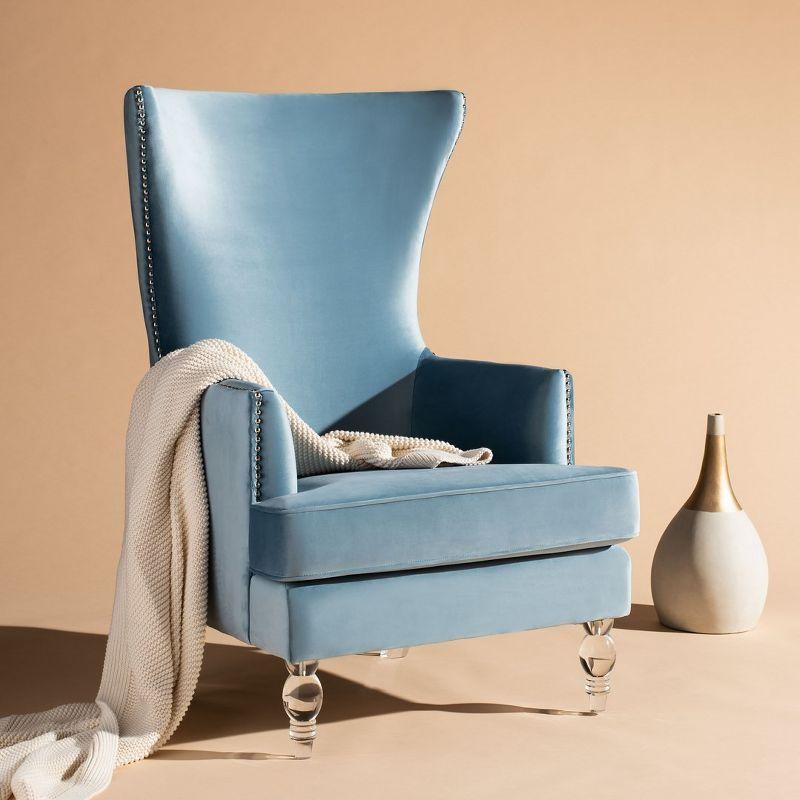 Geode Modern Wingback Chair  - Safavieh