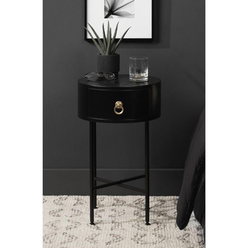 Kate and Laurel Decklyn Glam Round Side Table