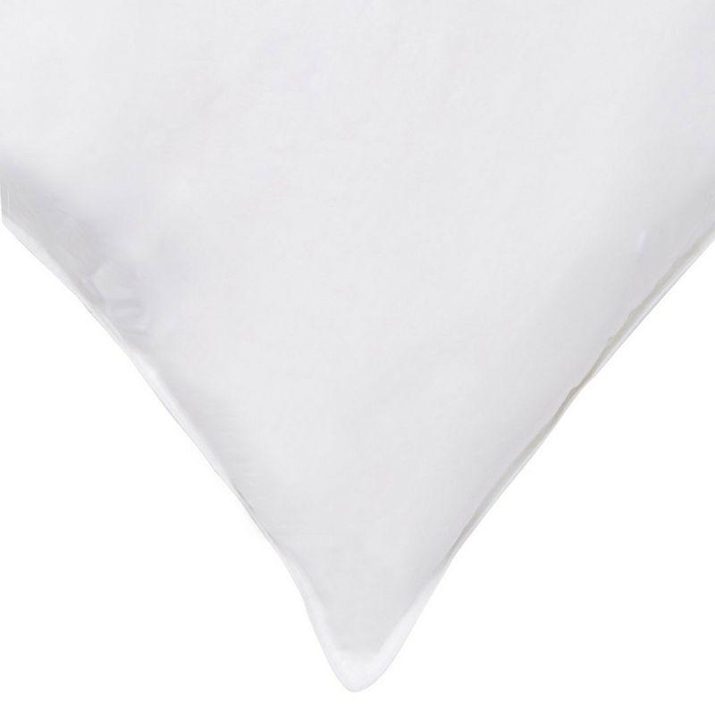 Exquisite Hotel Soft Plush Gel Fiber Filled Allergy Resistant Stomach Sleeper Pillow