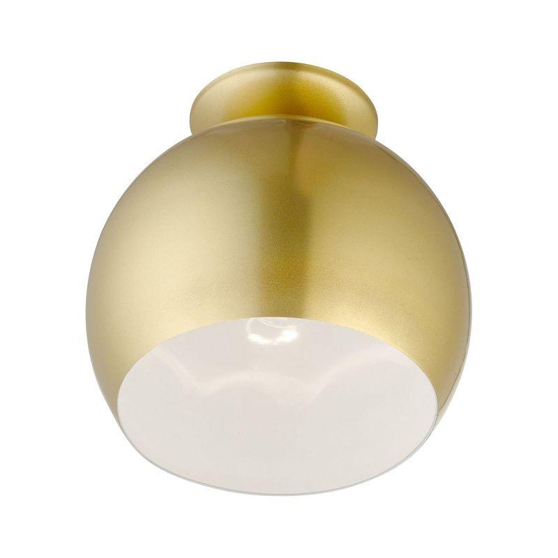 Livex Lighting Piedmont 1 - Light Semi-Flush Mount in  Soft Gold