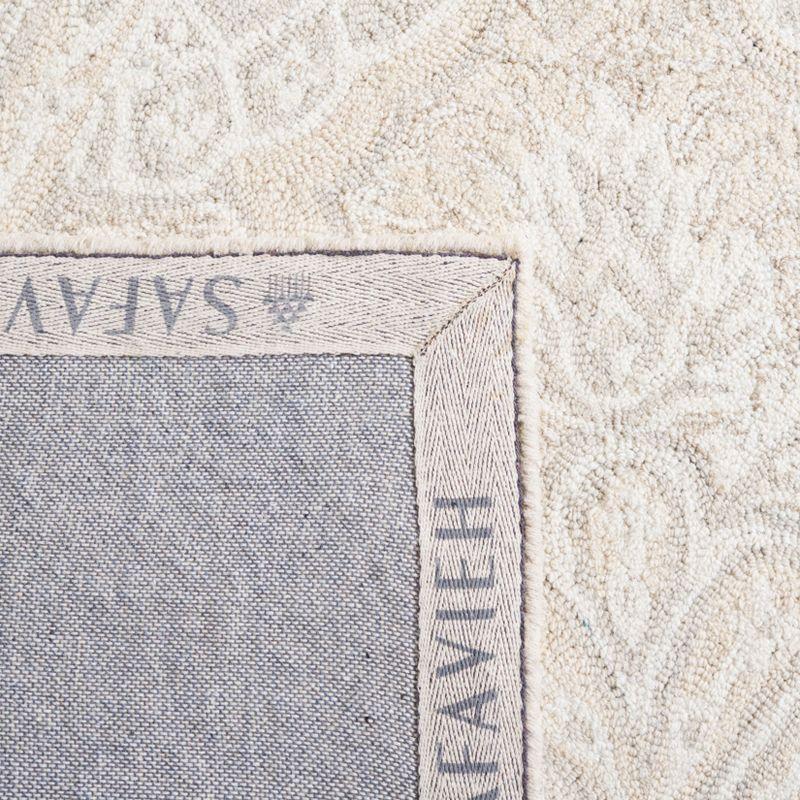 Micro-Loop MLP539 Hand Tufted Indoor Runner Rug - Beige - 2'3"x11' - Safavieh