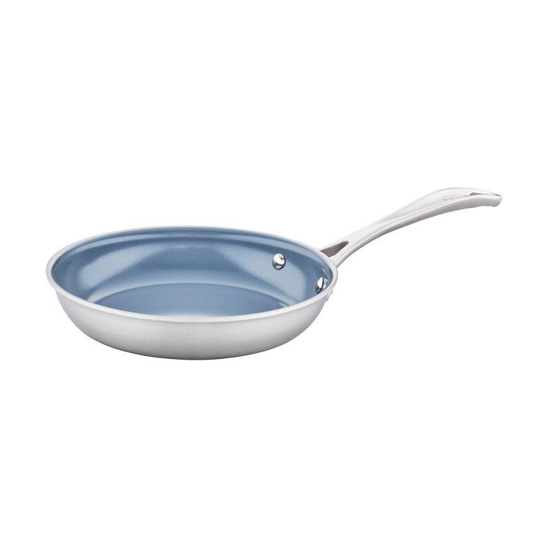 ZWILLING Spirit Ceramic Nonstick Cookware Set, 10-pc, Stainless Steel