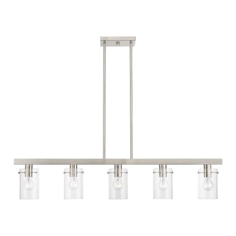 Livex Lighting Munich 5 - Light Chandelier in  Brushed Nickel
