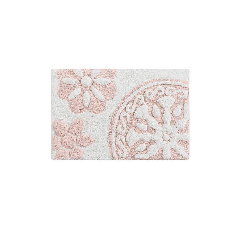 Casablanca Medallion Cotton Tufted Bath Rug