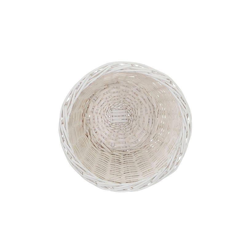 Household Essentials Willow Wicker Open Waste Basket