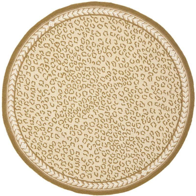 Chelsea Hand Hooked Wool Animal Print Rug