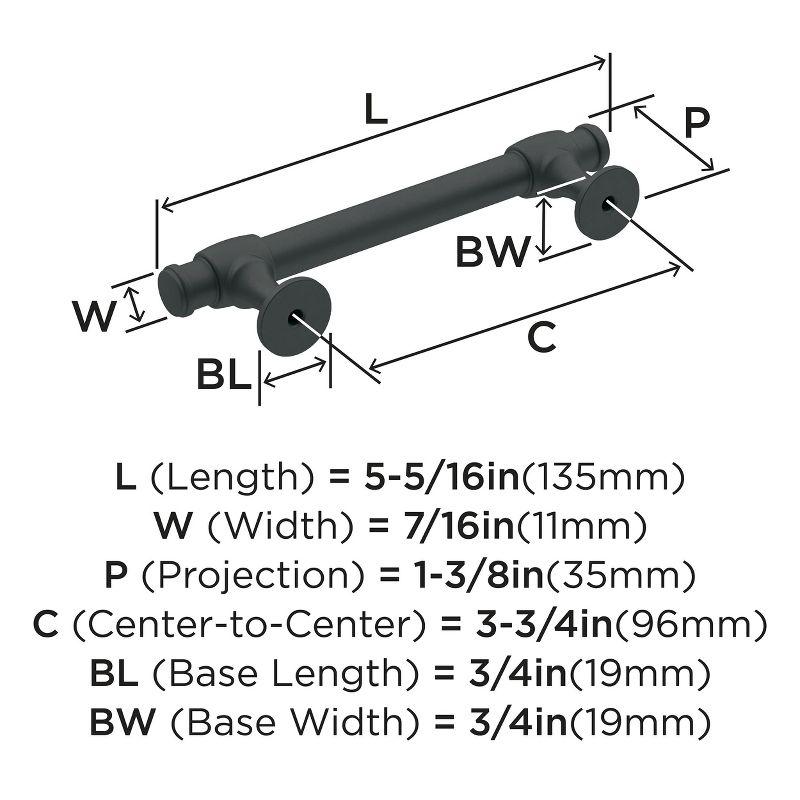 Winsome 3 3/4" Center To Center Bar Pull