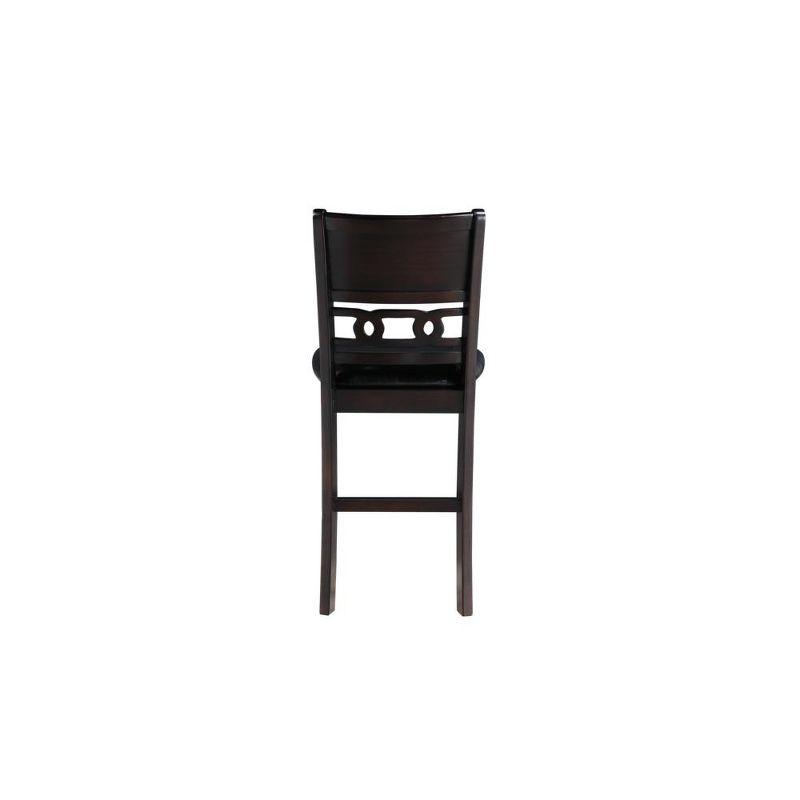 New Classic Furniture,Furniture Gia Solid Wood Counter Chairs In Ebony Black (Set Of 2)