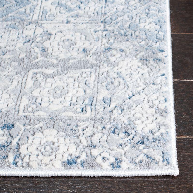 Ivory Elegance 4' x 6' Hand-Knotted Synthetic Rectangular Rug