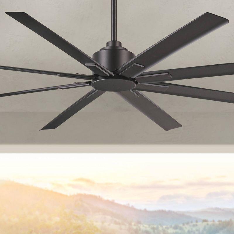 65" 8 - Blade Standard Ceiling Fan with Remote Control