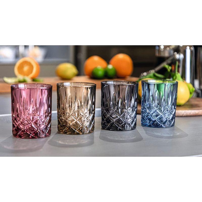 Nachtmann Noblesse 4 Whiskey Tumbler, Fine Crystal Glass for Bourbon, Whiskey, & Other Beverages, 10.4-Ounces, Dishwasher Safe,Tobacco