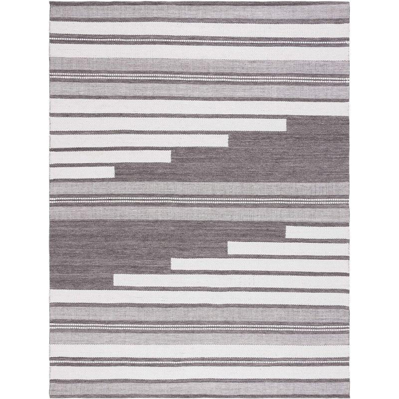 Kilim Flatweave Striped Rug