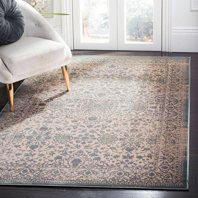 Brilliance BRL504 Power Loomed Indoor Area Rug - Cream/Sage - 5'1"x7'6" - Safavieh