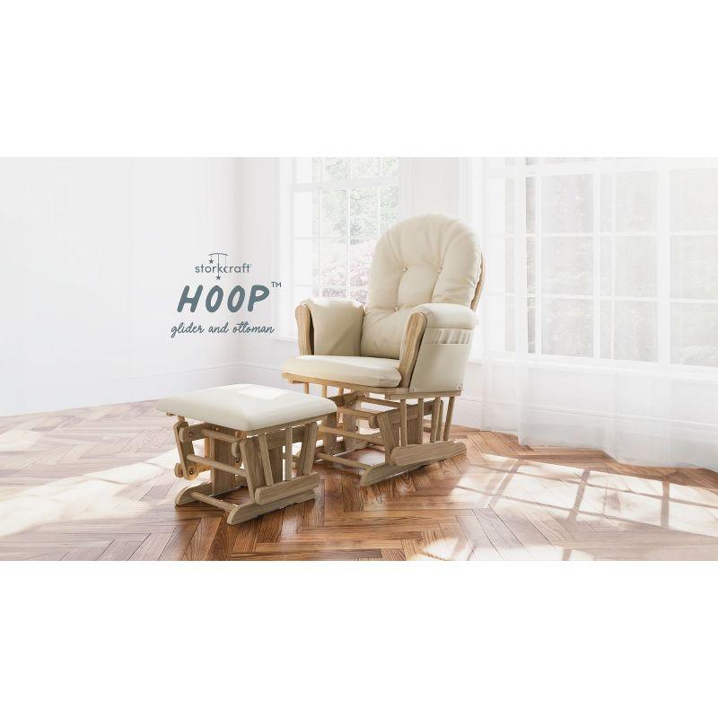 Hoop Glider with Ottoman