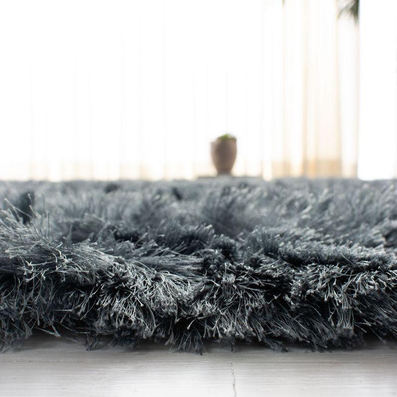 Ocean Shag OCG101 Hand Tufted Runner Rug - Slate - 2'3"x6' - Safavieh.