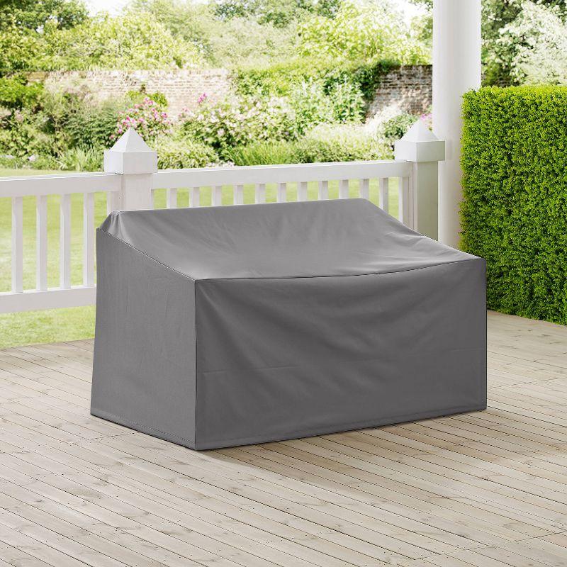 Outdoor Loveseat Furniture Cover - Gray - Crosley