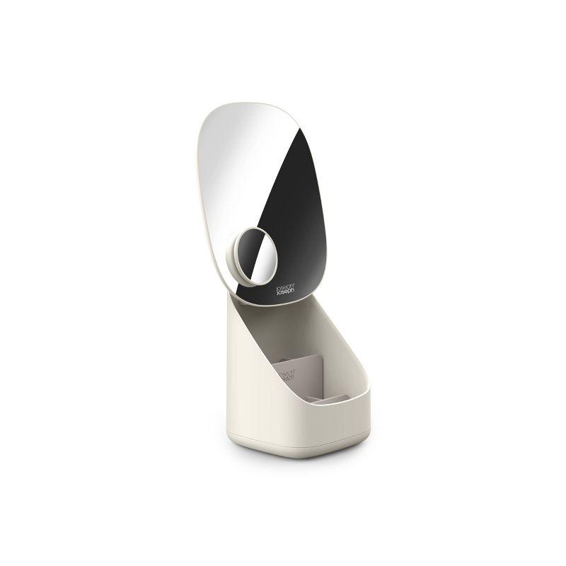 Joseph Joseph Joseph Joseph Viva Makeup Organizer with Pedestal Mirror