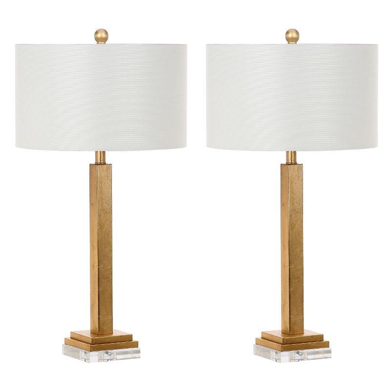 Perri Table Lamp (Set of 2) - 30 Inch Height - LIT4378 - Gold/Off White - Safavieh