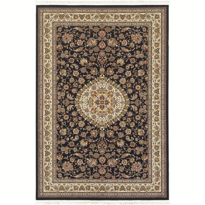 Oriental Weavers Masterpiece Area Rug, 2' x 10', Black/Ivory