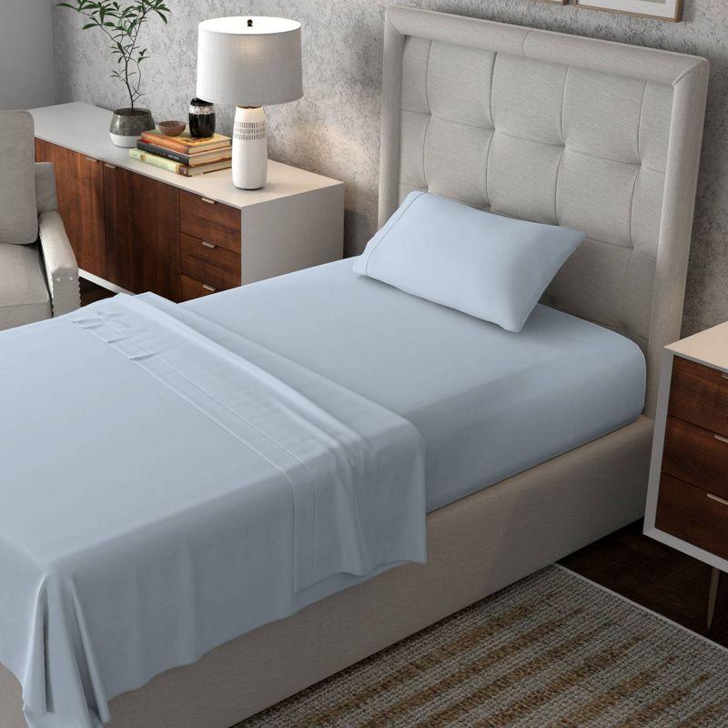 Aireolux Luxury 100% Cotton 600TC Ultra-Soft & Silky Wrinkle-Resistant Sheet Set