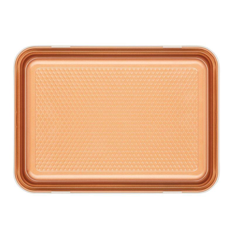 Ayesha Curry Ayesha Curry Bakeware Nonstick Cookie Pan, Loaf Pan, And Cake Pan Set, 7-Piece, Copper