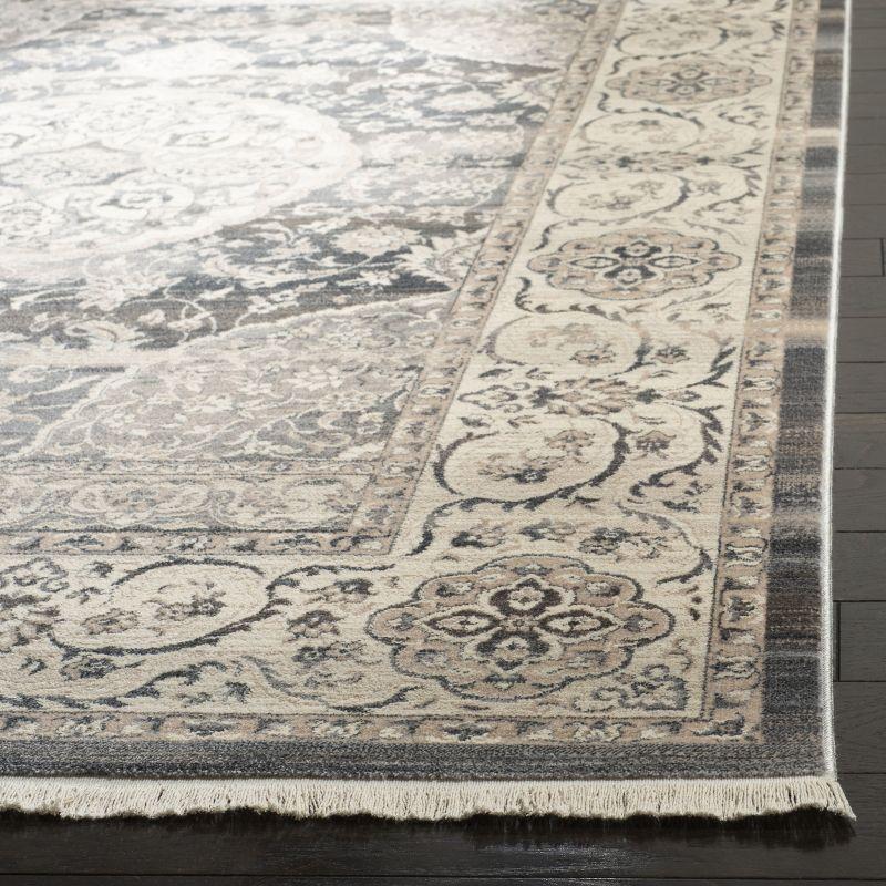 Vintage Persian VTP457 Power Loomed Indoor Runner Rug - Dark Grey/Ivory - 2'2"x8' - Safavieh