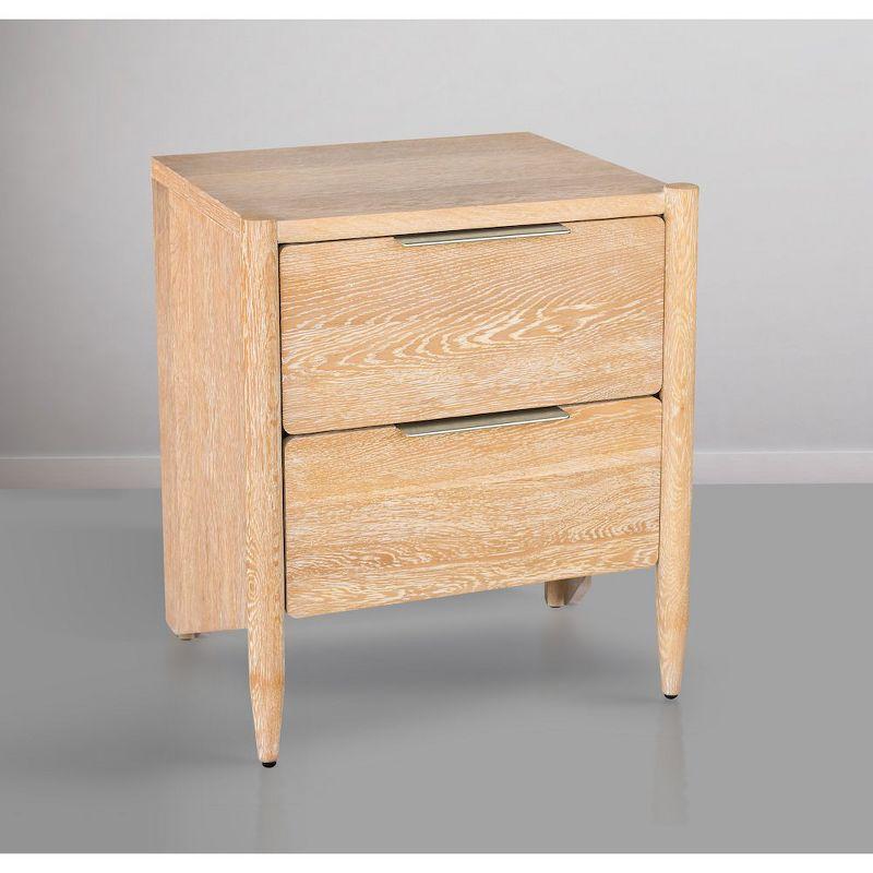 Meridian Furniture,Oakwood White Oak Nightstand