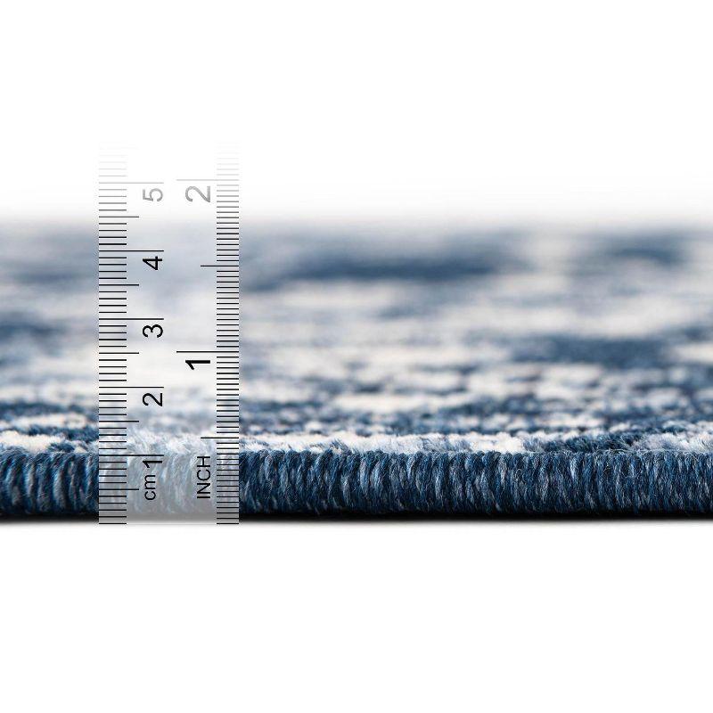 Unique Loom 3' 1 x 5' 3 Blue La Jolla Vintage Area Rug