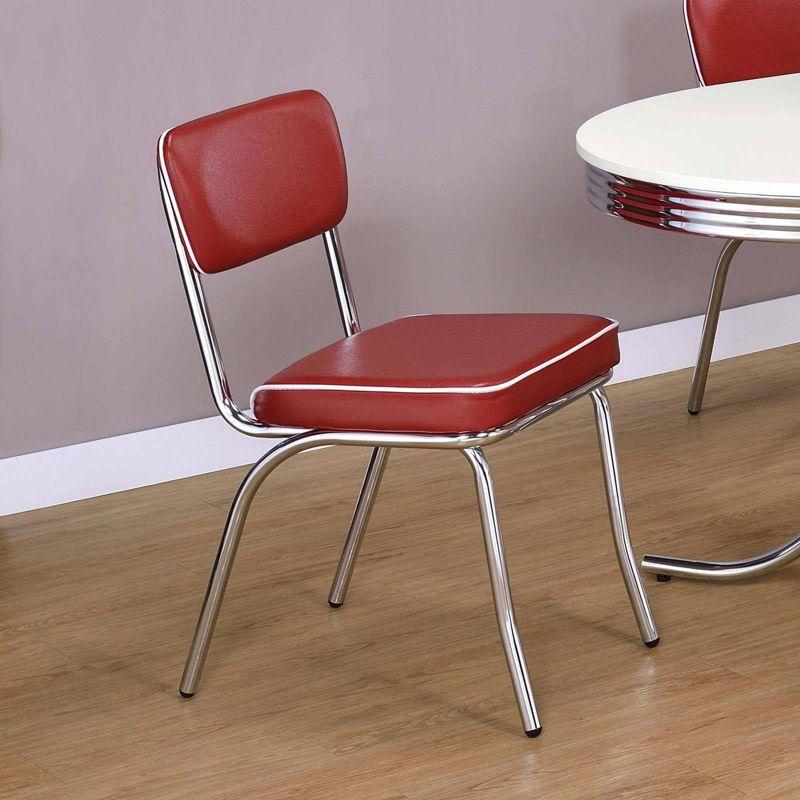 Newline Retro Upholstered Dining Side Chair (Set Of 2)
