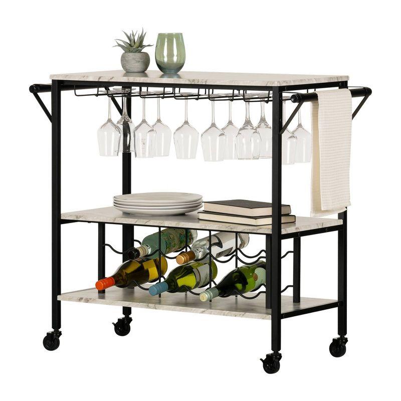 Maliza Metal Bar Cart